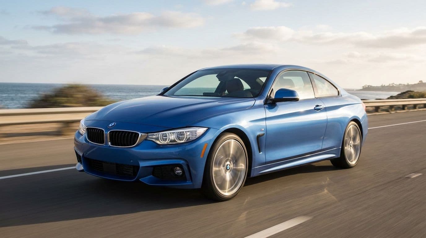 BMW Serie 4 428i N20 coupe en carretera